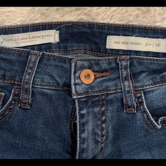 Anthropologie Pilcro skinny jeans. - Picture 4 of 4